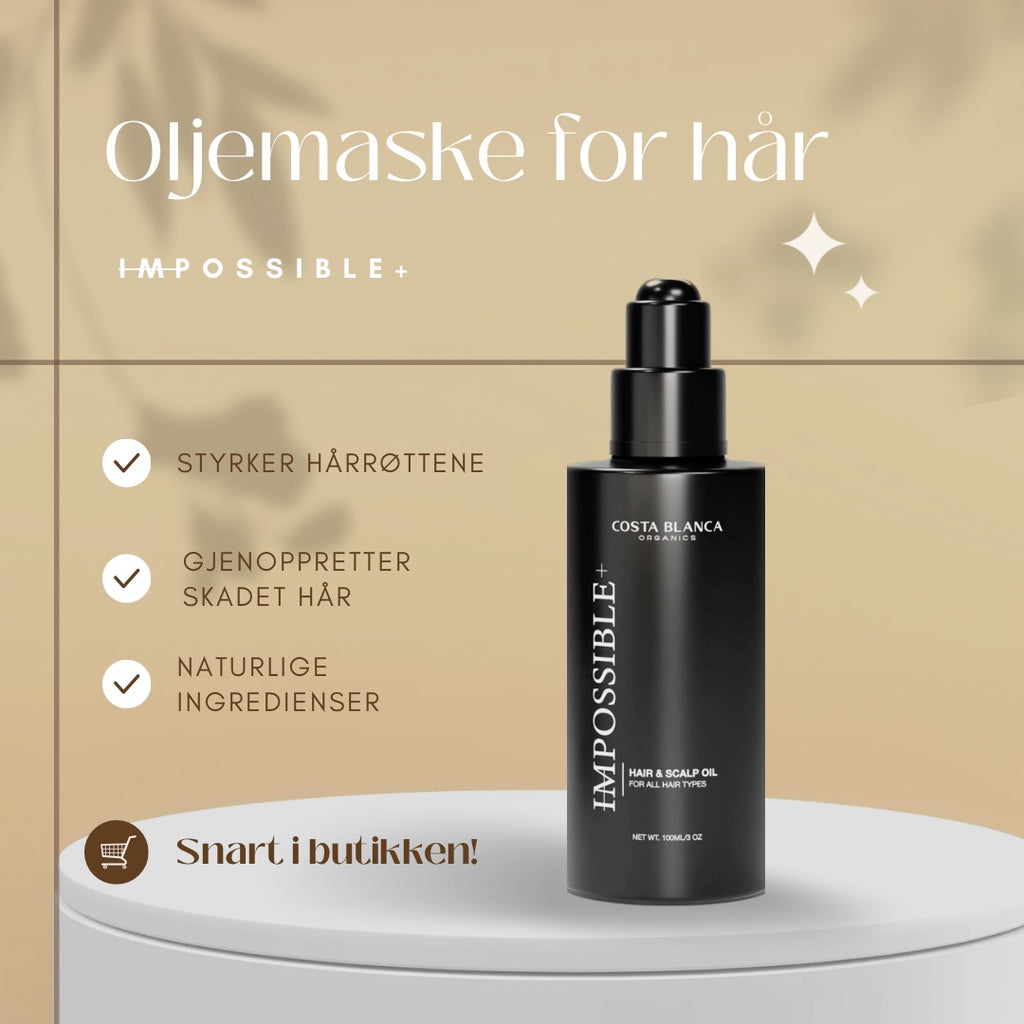 NYHET! POSSIBLE+ oljemaske for hår